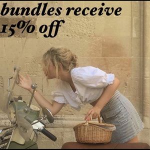 Don’t forget to bundle!